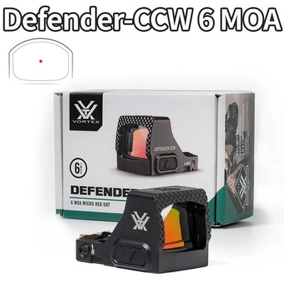Vortex Defender-CCW 6 MOA Red Dot Sight DFCCW-MRD6 IN BULK & CA STOCK