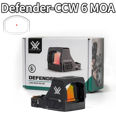 #ad Vortex Defender CCW 6 MOA Red Dot Sight DFCCW MRD6 IN BULK amp; CA STOCK $165.99