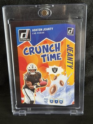 2025 Donruss Crunch Time Ashton Jeanty Black 1 Of 1