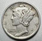 1920-D  MERCURY DIME   XF   BETTER DATE  #1302