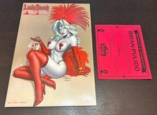 LADY DEATH Dark Millennium #1 (2013) -- DeBalfo LAS VEGAS JEWEL Variant Ltd 88