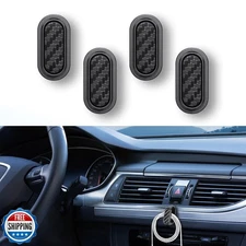 RGOAANC 4PCS Car Mini Hooks, Car Dashboard Hook, Multifunctional Auto Backsea