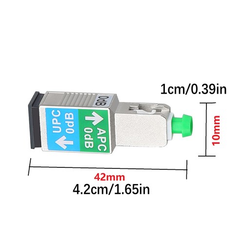 SC/APC Male to SC/UPC Female Adapter Fiber Optic Coupler Converter Connector g - Photo 6/14