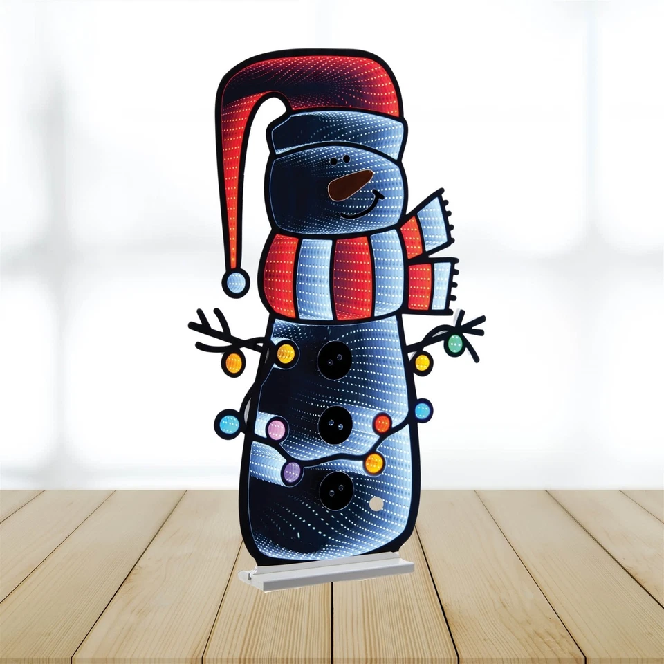 Holiday Snowman Ekkolight 35"H - Image 2 of 3