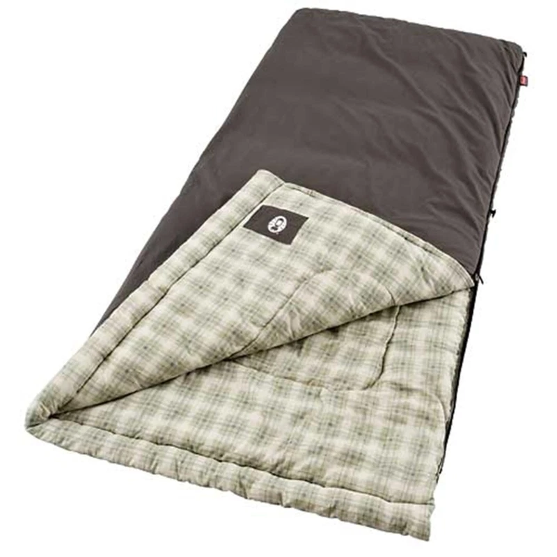 Coleman Heritage Big Tall 10F Flannel Sleeping Bag Xl Sleeping Bag Fits Adults