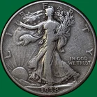 1938-D Walking Liberty Half Dollar Choice Very Fine VF+/XF Coin #35568