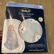 Sleepsack Wearable Blanket Adjustable 3-6 Months Small Lions Tigers and Bears