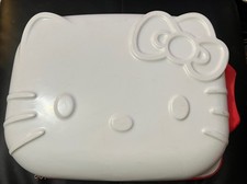 2012 Sanrio Hello Kitty White Red Hard Shell Suitcase ABS Rolling Wheels