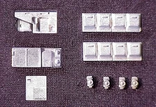 HO Scale Passenger Car Detail Parts Waukesha AC & Generator Set 2210