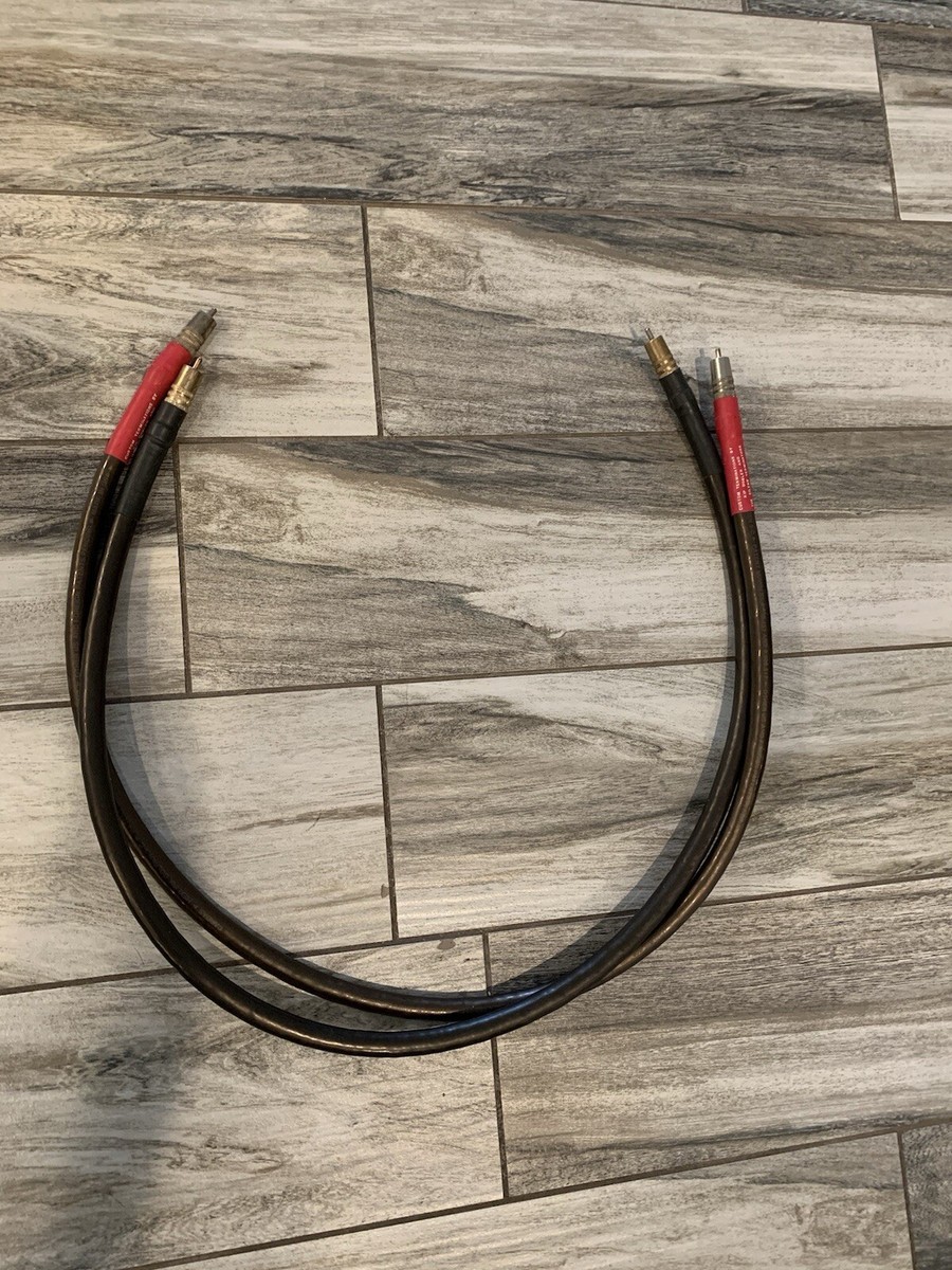 Four (4)Cardas Hexlink Golden 5-C RCA Interconnect Cables Four (4)Cardas Hexlink Golden 5-C RCA Interconnect Cables
