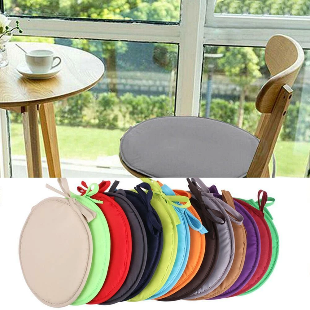 1Pc Chair Cushions Seat Pads with Ties, Indoor/Outdoor Soft Thick Dining  Chair Cushions, Dining Room Kitchen Chair Replacement Seat Pads for Home