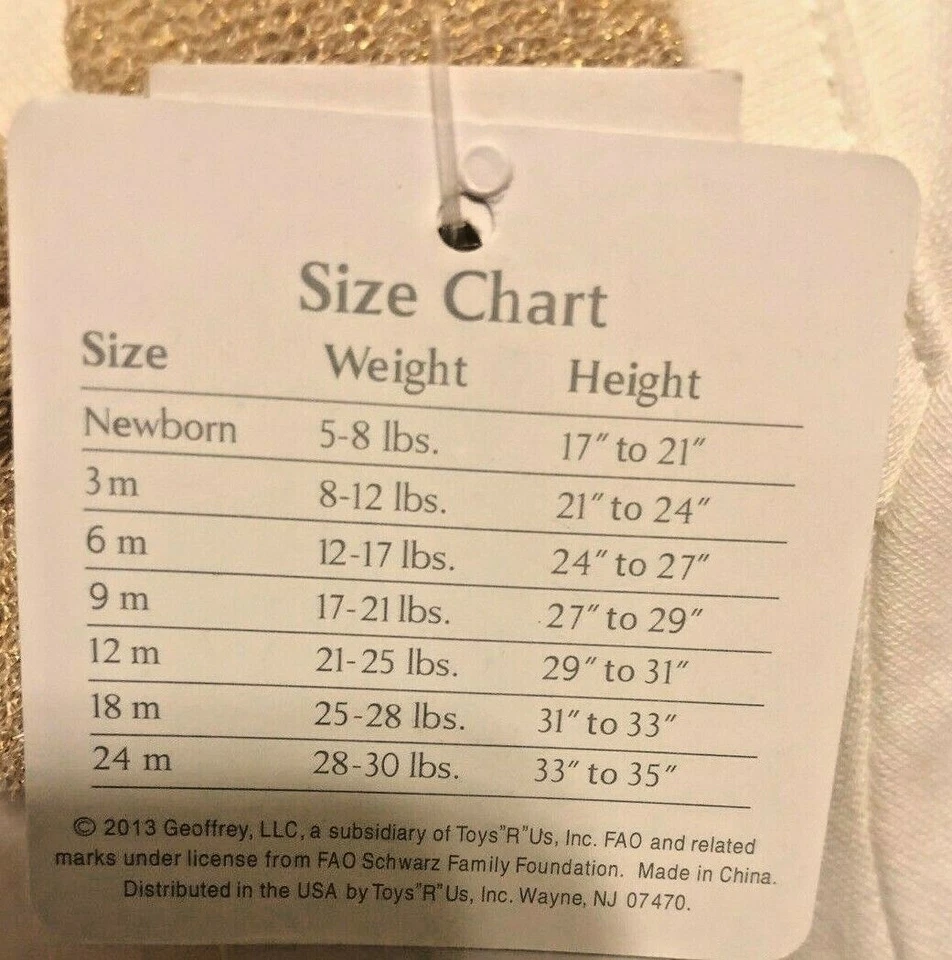 F.A.O. Schwartz Infantil Niñas TRAJE DE UNA PIEZA TALLA 9 MESES, ADORABLE  Foto 3 de 4