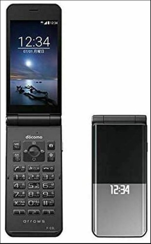 Fujitsu ARROWS Phone F-03L sim-free unlocked foldable android BLACK Japan - 第 3/3 張圖片