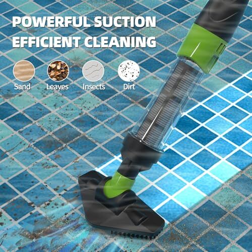Cordless Rechargeable Pool Vacuum, Spa Hot Tub Vacuum, Handheld Rechargeable - Picture 4 of 7