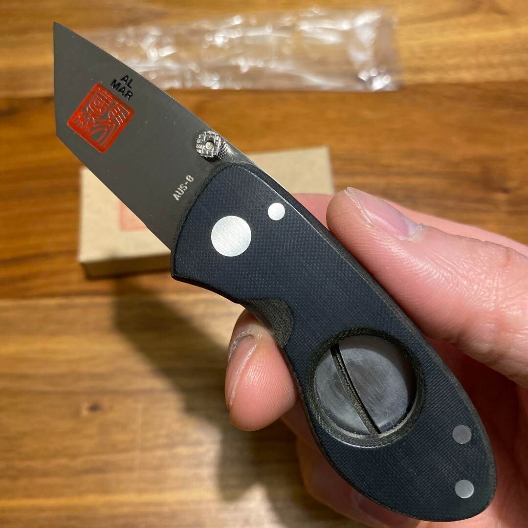 Al mar Knife Havana HCBM-1 Handle Black Micarta With Box New | eBay
