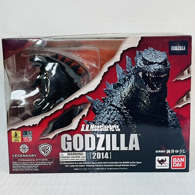 Bandai S.H.MonsterArts Godzilla 2014 Action Figure Ships from US