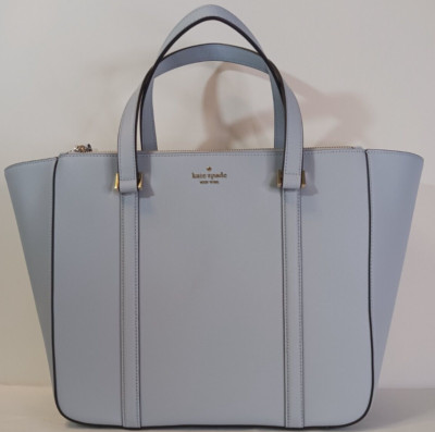 Kate Spade New York Newbury Lane Briar Tote Pale Hydra Saffiano Leather New