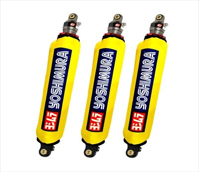 New Yellow Honda TRX 450R/ER Racing Shock Covers - Set of 3, ATV Protection