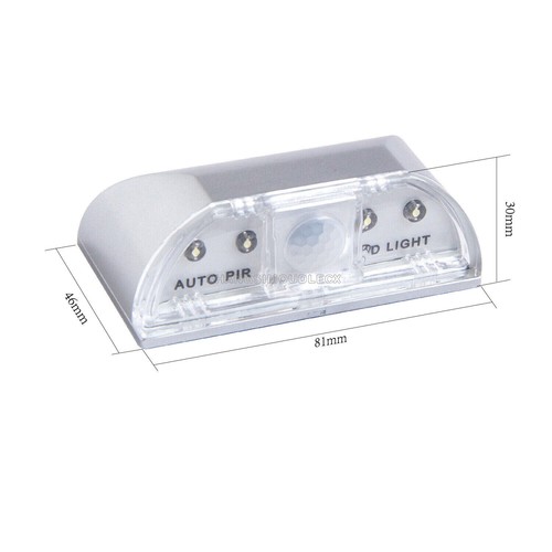 Sensor Light Auto PIR Infrared Wireless Keyhole Motion Detection Bright NEW - Bild 5 von 5