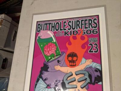 Butthole Surfers 2001 Brian Ewing Signed and numbered 228/300 | eBay