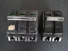 G E Circuit Breakers, THQL32060 60 A, 2 pole, THQL32020 20A 3 pole LOT OF 2