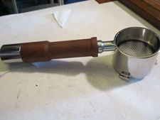 YMWVH BOTTOMLESS PORTAFILTER WITH PUCK SCREEN FOR 54MM MACHINES STAINLESS STEEL