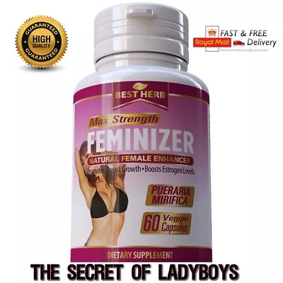 BEST HERB STRONGEST MAXIMUM STRENGHT PUERARIA MIRIFICA CAPSULES PILLS PURE HERBAL BestHerb