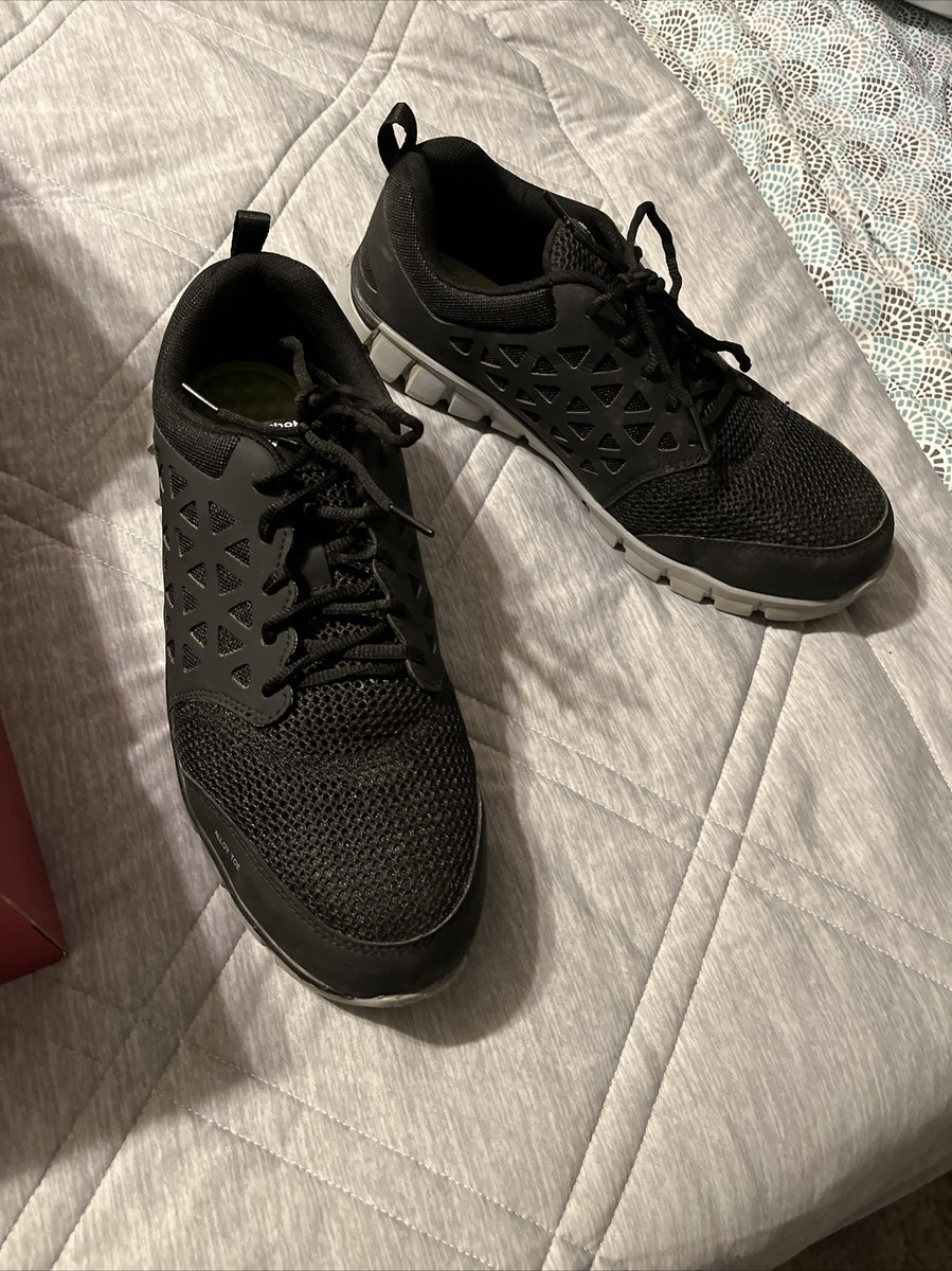 Men\'s Reebok SubLite Silver Alloy Toe Black Athletic Shoes Size - 11.5M 4E Men main image 3