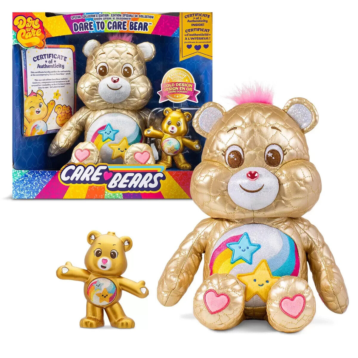 Care Bears Dare To Care Bear Gold Limited Edition 35cm (4+ Years)