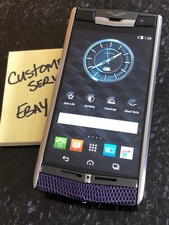 VERTU Signature Touch 4.7" Damson Exotic leather Global GSM 64GB Luxury Phone