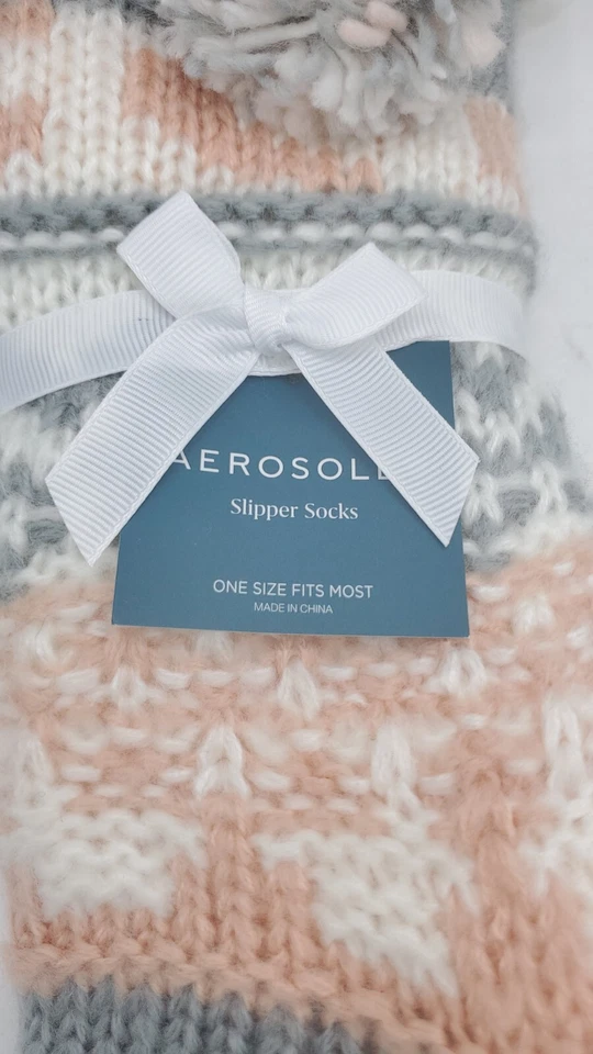 Calcetines deportivos de cabina rosa/grises aerosoles para mujer talla única Foto 2 de 3