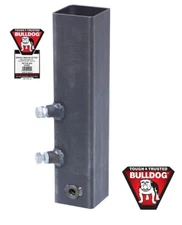 Bulldog Square Gooseneck Trailer Hitch Coupler 4-1/2" Outer Tube Sleeve 3/4" Pin