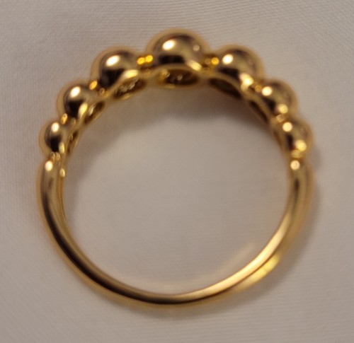 New Gold Ball Ring. EXCELLENT quality. - Picture 3 of 7