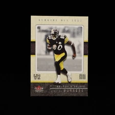 2002  Plaxico Burress   Pittsburgh Steelers  Fleer  #10