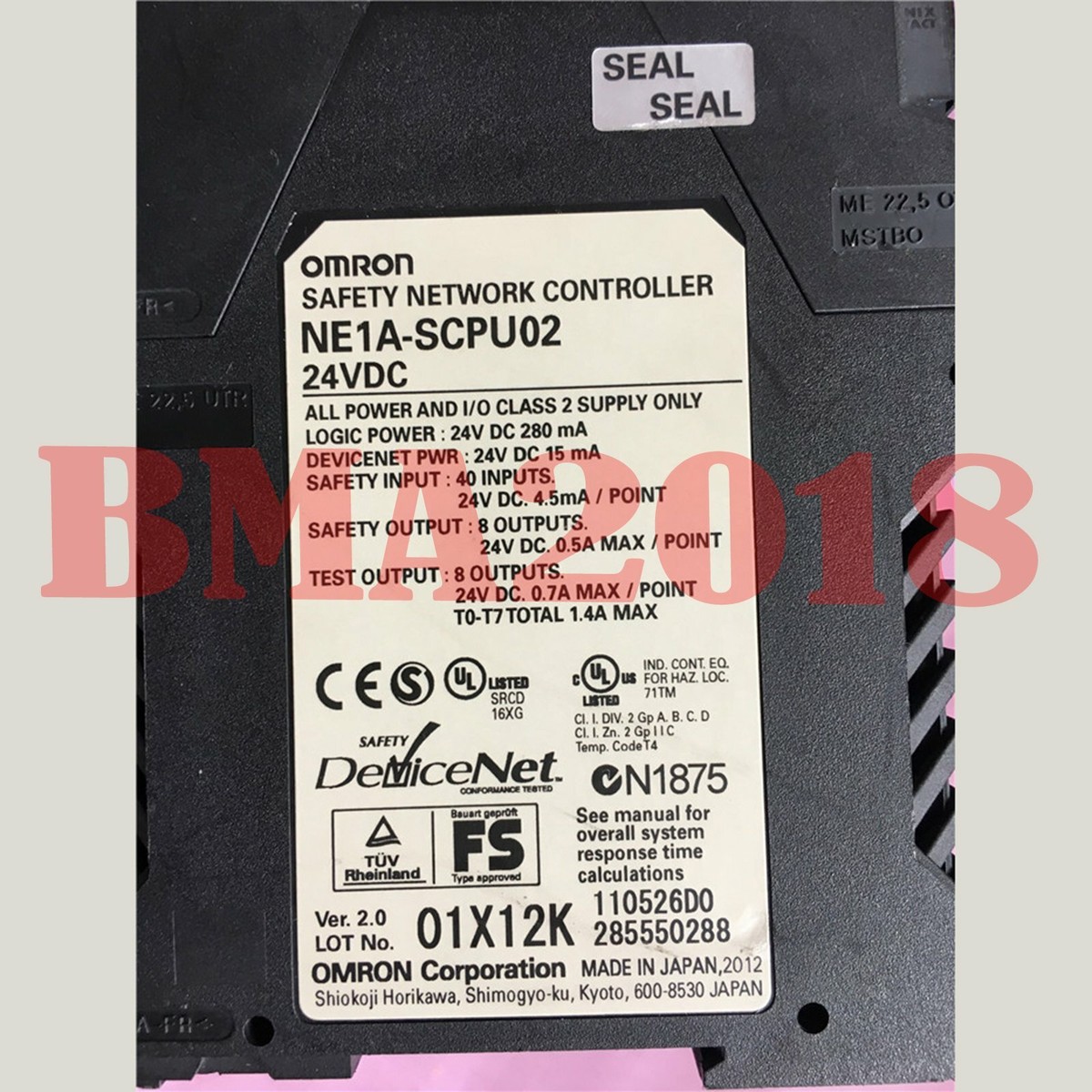 1PC USED Safety Network Controller NE1A-SCPU02-EIP Fully 1PC USED Safety Network Controller NE1A-SCPU02-EIP Fully