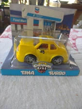 The Chevron Cars #12 - Tina Turbo Yellow Collectible Toy Car - 1998 New