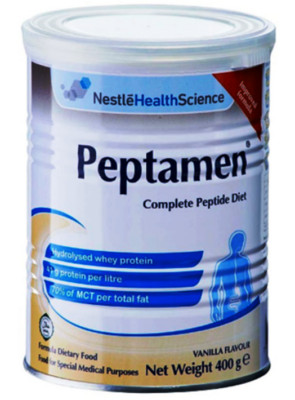 NESTLE HEALTH SCIENCE PEPTAMEN COMPLETE PEPTIDE DIET 400GM VANILLA EXPRESS SHIP 