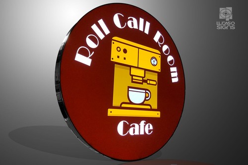 Custom LED Business Logo Signs Illuminated made in USA High Quality - Picture 6 of 9