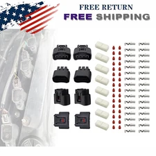 8Pcs Ignition Coil Plug Connector Harness For Toyota Lexus Camry 90980-11885