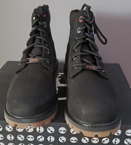 NUOVI STIVALI IMPERMEABILI IN PELLE TIMBERLAND® PREMIUM 6 POLLICI JUNIOR US 5,5 - Foto 5 di 5