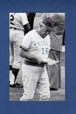 CHARLIE GRIMM, 1960 Chicago Cubs ~ 1950s-1990s Mel Bailey real photo postcard