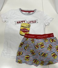 Youth Peter Alexander Happy Little Vegemite Pajama Shorts  Shirt Size 6
