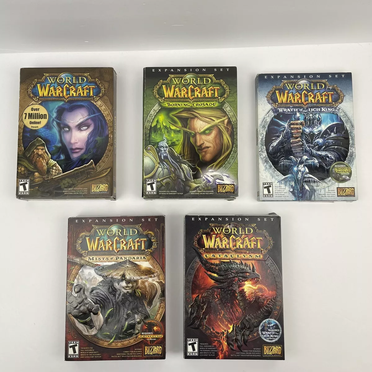 World of Warcraft Cover GAME Case Carton Box and cd NO GAME