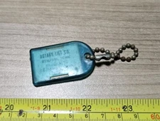 Vintage Rotary Lift Co Memphis Tennessee Advertising Flicker Lenticular Keychain