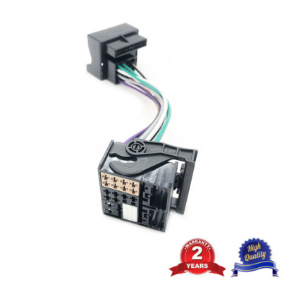 Volkswagen VW Radio Adapter Wire Harness ISO Upgrade RCD330 RCD330G PQ ...