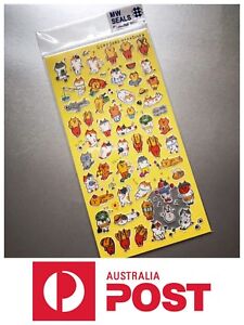 Japanese Cute cats animals stickers for scrapbooking & crafts stamp styles 