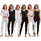 Ladies Thermals Underwear Short Sleeve Long Sleeved Vests Janes Plus Size 8-22