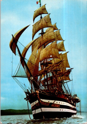 (544) 25-2-25 - Italy - School Sail Ship Nave A. Vespucci (Livorno) 1997