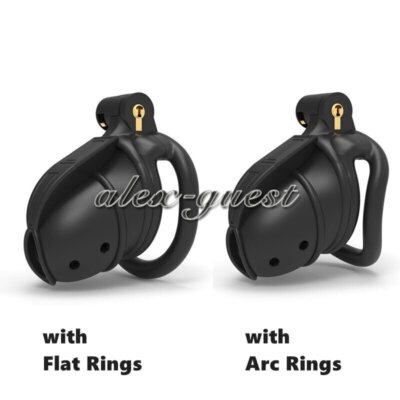 Resin Male Breathable Chastity Device Products Rings Locks Chastity Cage 