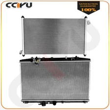 Assembly Radiator AC Condenser For 98 99 00 01 02 Honda Accord 2.3L l4